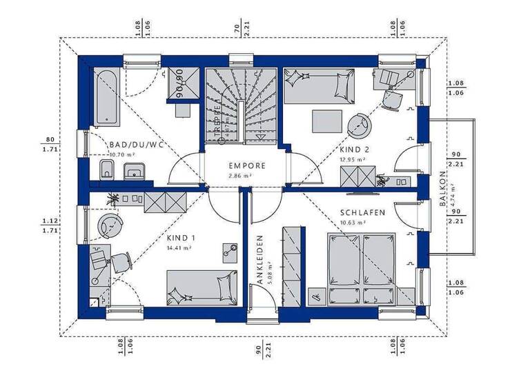 Haus zum Kauf 867.100 € 5 Zimmer 121 m² 668 m² Grundstück Frauenland Würzburg 97074