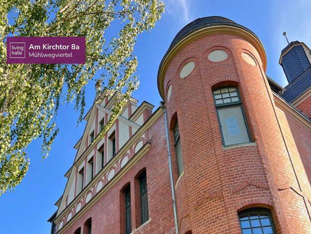 Maisonette zur Miete 2.400 € 7 Zimmer 280 m² 2. Geschoss Am Kirchtor 8a Innenstadt Halle 06108