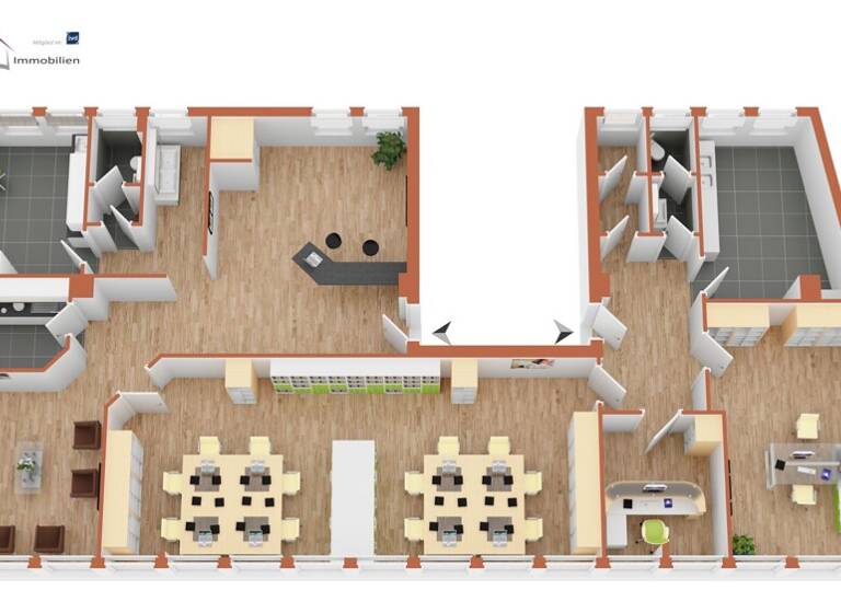 Bürogebäude zur Miete 1.950 € 4 Zimmer 205,5 m² Bürofläche Innenstadt Aschaffenburg 63739
