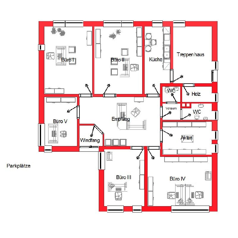 Bürogebäude zur Miete 7 Zimmer 150 m²<br/>Bürofläche Papenburg - Obenende Papenburg 26871