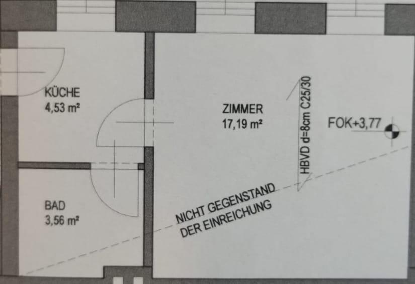 Wohnung zum Kauf 117.000 € 1 Zimmer 24 m²<br/>Wohnfläche 1.<br/>Geschoss Wien 1230