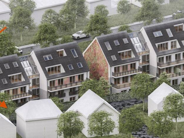 Maisonette zum Kauf - Erstbezug provisionsfrei 689.000 € 4 Zimmer 128 m² 1. Geschoss Steinkreuzstr. 16-18 Wolfartsweier Karlsruhe-Wolfartsweier 76228