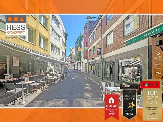 Wohnung zum Kauf 493.000 € 3 Zimmer 78,5 m² 4 Geschosse frei ab sofort Altstadt-Nord Innenstadt 50672