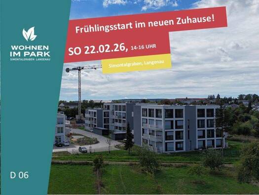 Wohnung zum Kauf - Neubau provisionsfrei 412.900 € 3 Zimmer 76,4 m² 1. Geschoss Am Simontalgraben 23 Langenau 89129