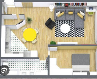 Wohnung zur Miete 575 € 2 Zimmer 56 m² Geschoss 1/1 Mathystraße 26 Südweststadt Karlsruhe 76133
