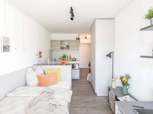 Wohnung zur Miete 643 € 1 Zimmer 23 m² frei ab sofort Am Kläperberg 11 Nordstadt Nord 30161