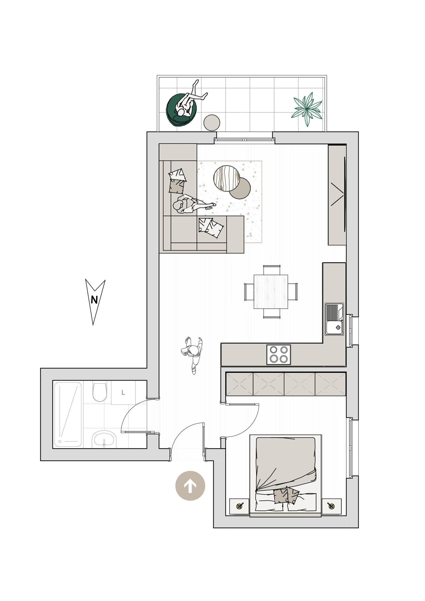 Wohnung zum Kauf 235.000 € 2 Zimmer 44,7 m²<br/>Wohnfläche 1.<br/>Geschoss Zehentstraße 7 Partschins 39020