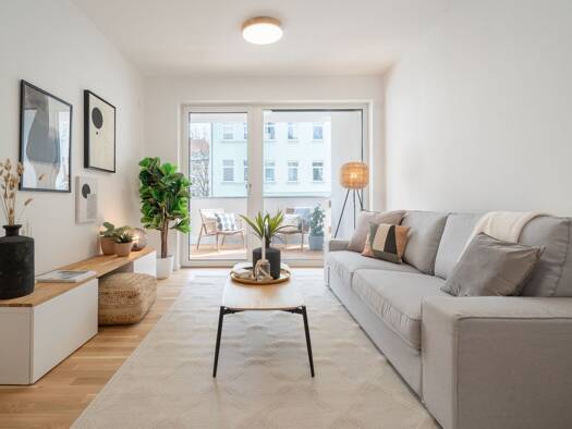 Wohnung zur Miete 1.170 € 3 Zimmer 86,7 m² Geschoss 2/6 frei ab sofort Etkar-André-Straße Gohlis-Mitte Leipzig 04157