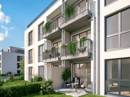 Wohnung zum Kauf - Erstbezug provisionsfrei 626.000 € 4 Zimmer 101 m² Herzo Base Herzogenaurach 91074