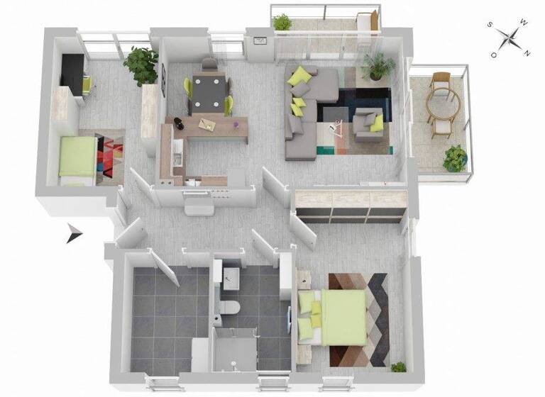 Wohnung zum Kauf 499.000 € 3 Zimmer 91,3 m² Gremmendorf Münster / Gremmendorf 48167