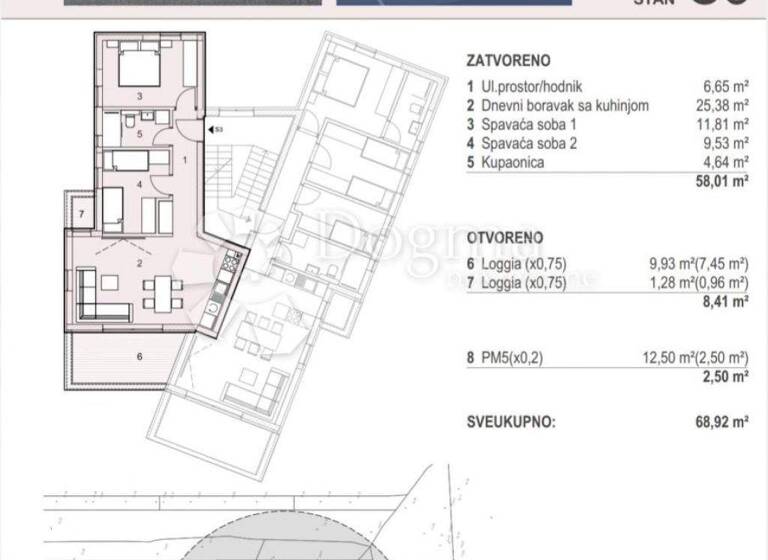 Wohnung zum Kauf 316.435 € 4 Zimmer 90 m² Pag