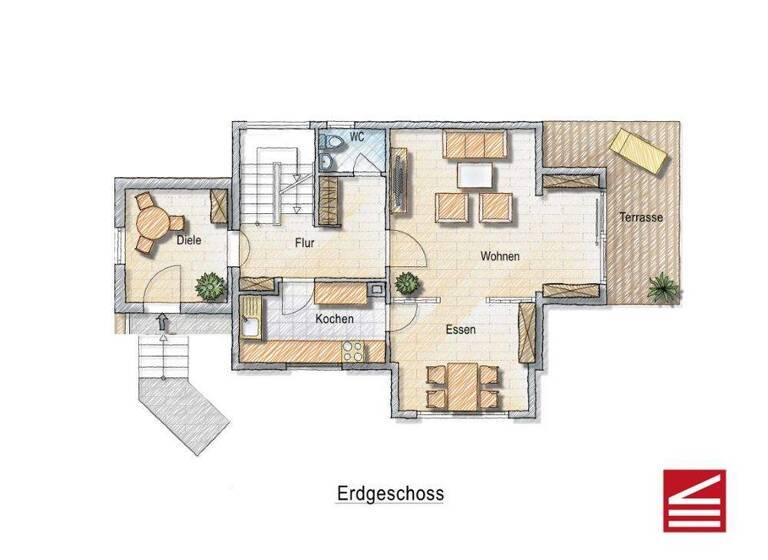 Einfamilienhaus zum Kauf 385.000 € 4 Zimmer 125 m² 768 m² Grundstück Ortsgebiet Sinzheim 76547