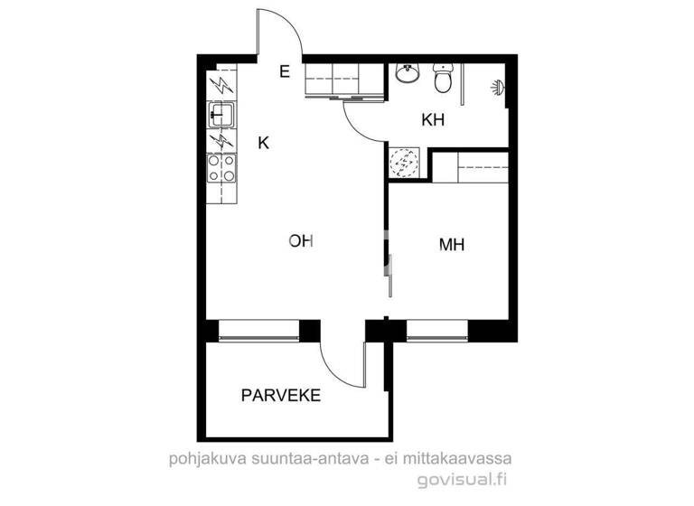 Studio zum Kauf 117.000 € 2 Zimmer 31,5 m² 5. Geschoss Suvikuja 7 Joensuu 80200