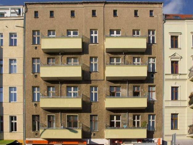 Wohnung zur Miete 1.109 € 2 Zimmer 80,3 m² 1. Geschoss frei ab sofort Danziger Str. 19 Prenzlauer Berg Berlin 10435