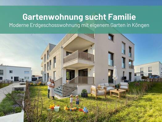 Terrassenwohnung zum Kauf - Neubau provisionsfrei 625.000 € 4 Zimmer 107,2 m² EG Erwin-Rath-Straße 10 Köngen 73257