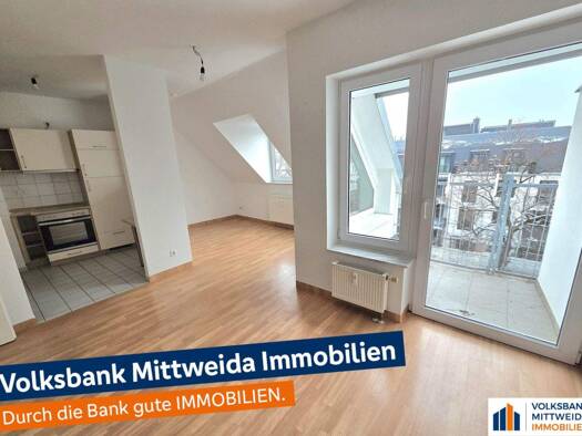 Studio zur Miete 329 € 1 Zimmer 41 m² 3. Geschoss frei ab 01.06.2026 Kanzlerstraße 35 Kaßberg Chemnitz 09112