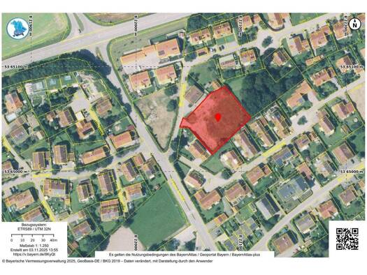 Grundstück zum Kauf provisionsfrei 800.000 € 2.193 m² Grundstück Baugenehmigung vorhanden frei ab sofort Wiesenweg 2 Würding Bad Füssing 94072