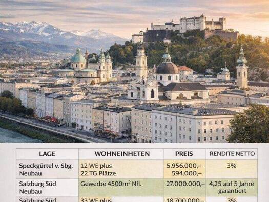 Mehrfamilienhaus zum Kauf als Kapitalanlage geeignet 5.956.000 € 400 m² Salzburg 5020
