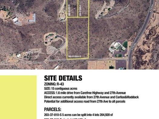 Grundstück zum Kauf 2.499.567 € 58.551 m² Grundstück 2800 Carlise Rd Phoenix 85086