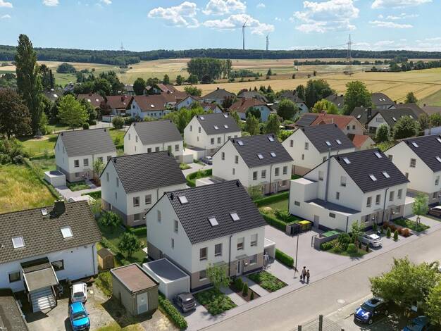 Doppelhaushälfte zum Kauf - Erstbezug provisionsfrei 420.000 € 5 Zimmer 141 m² 180 m² Grundstück frei ab 01.09.2027 Heringer Fahrweg Kirberg Hünfelden 65597