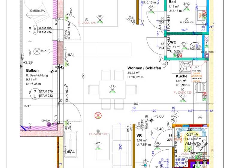 Studio zum Kauf - Erstbezug 237.513 € 1 Zimmer 53,4 m² 1. Geschoss Marktplatz 3a Leobersdorf 2544