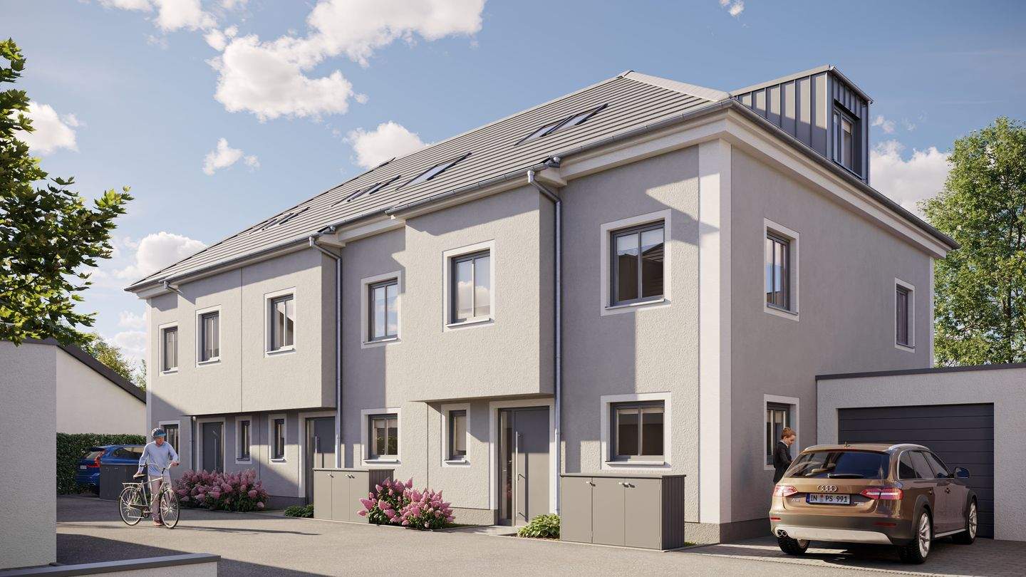 Reihenmittelhaus zum Kauf - Neubau - Ansicht 2