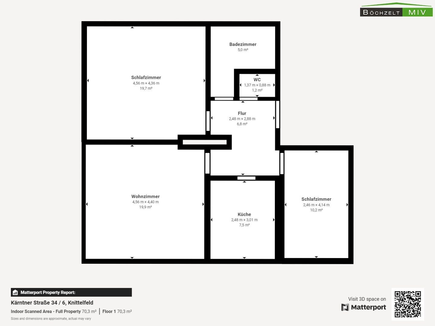 Wohnung zur Miete 424 € 3 Zimmer 73 m²<br/>Wohnfläche 2.<br/>Geschoss ab sofort<br/>Verfügbarkeit Knittelfeld 8720