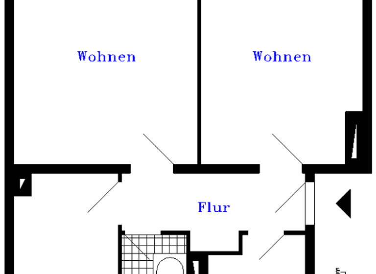 Wohnung zur Miete 354 € 3 Zimmer 59,2 m² 3. Geschoss frei ab sofort Borntalstraße 34 Sondershausen 99706