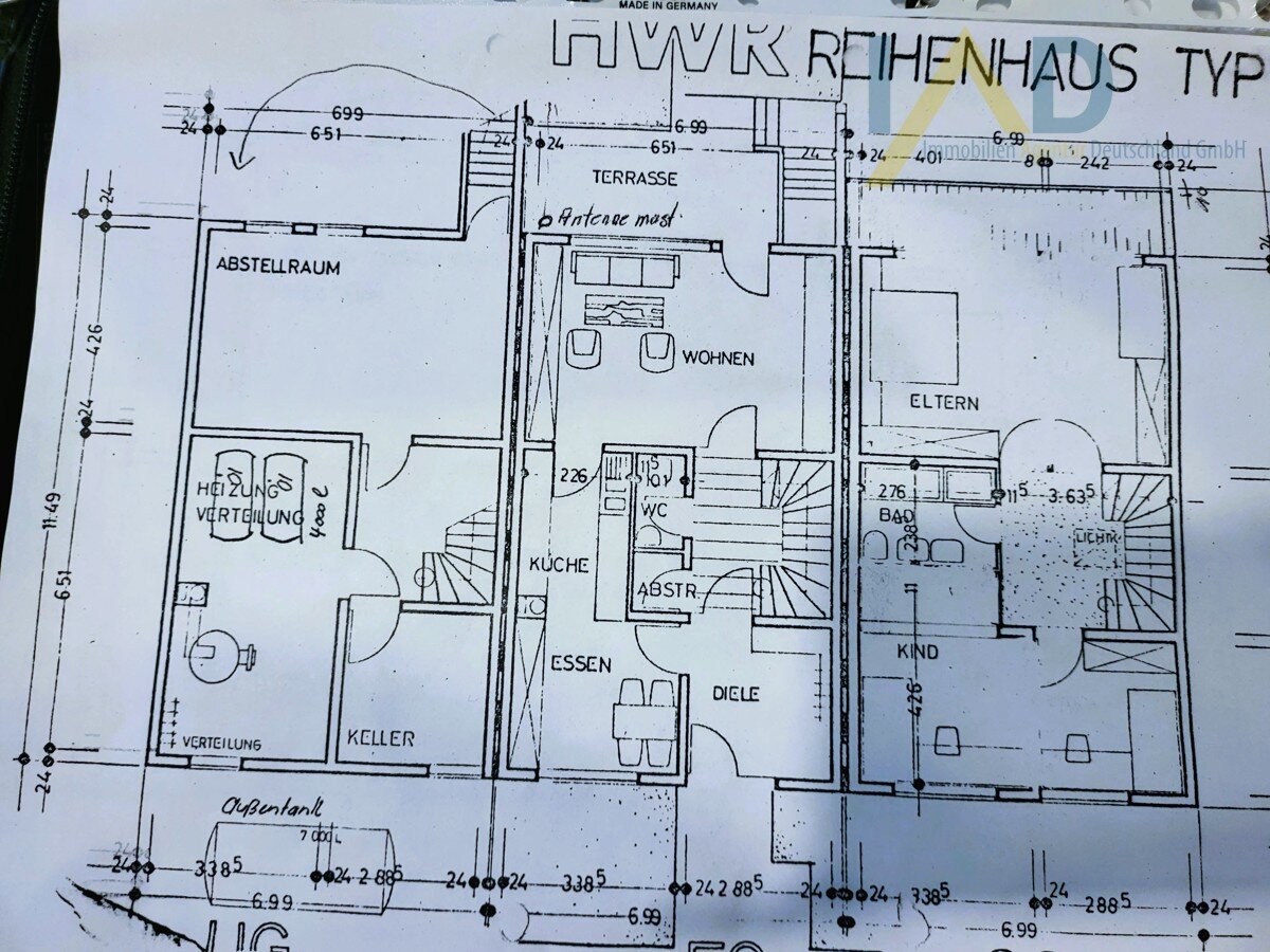 Reihenmittelhaus zum Kauf 382.000 € 3,5 Zimmer 138 m²<br/>Wohnfläche 200 m²<br/>Grundstück Neuhausen Metzingen / Hardtsiedlung-Neuhausen 72555