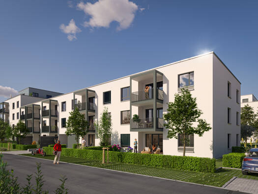 Wohnung zum Kauf - Erstbezug 704.400 € 4 Zimmer 119,8 m² 2. Geschoss Geschwister-Scholl-Straße 16 Herzo Base Herzogenaurach 91074