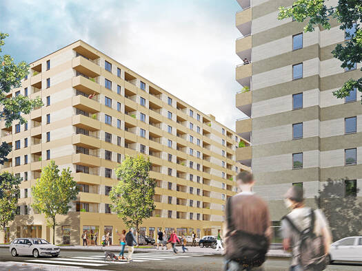 Wohnung zur Miete 1.208 € 2 Zimmer 61 m² 7. Geschoss frei ab sofort Dolgenseestraße 8 B Friedrichsfelde Lichtenberg 10319
