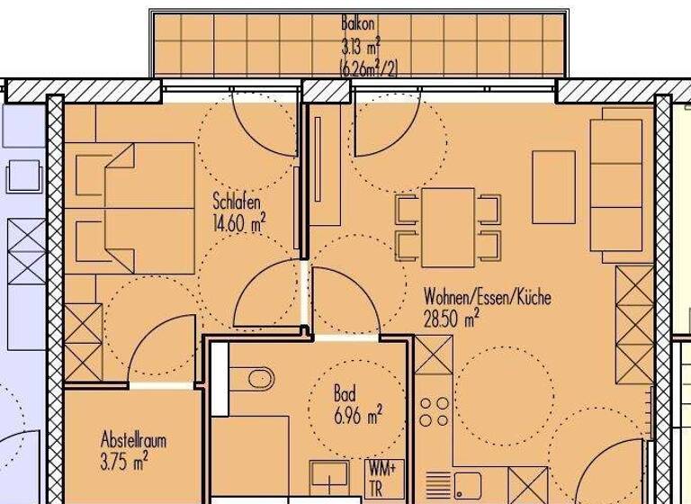Wohnung zum Kauf - Erstbezug 230.700 € 2 Zimmer 57 m² 1. Geschoss Sachsen Sachsen b. Ansbach 91623