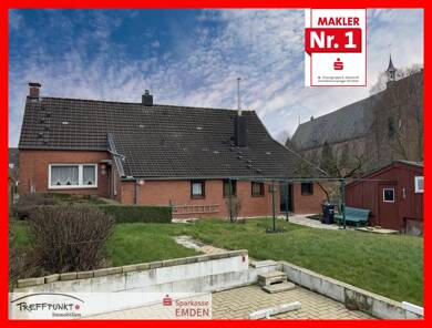 Einfamilienhaus zum Kauf 105.000 € 7 Zimmer 193,1 m² 426 m² Grundstück frei ab sofort Larrelt Emden 26723