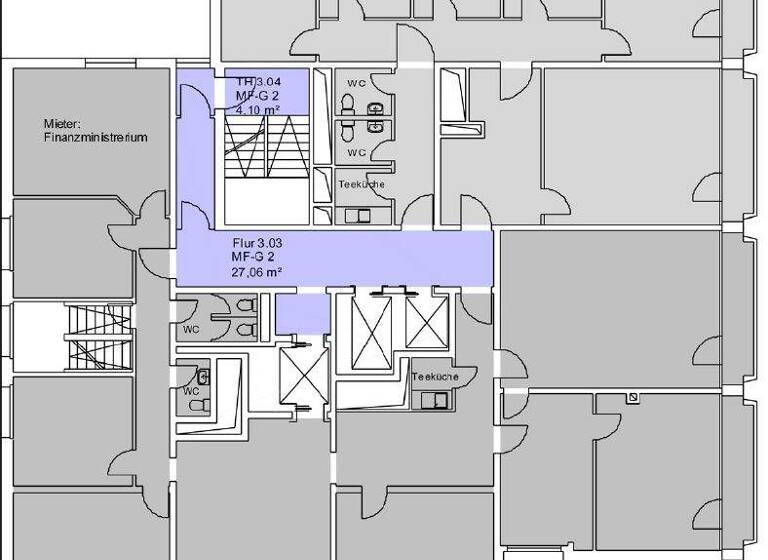 Bürofläche zur Miete provisionsfrei 1.974,6 m² Bürofläche teilbar ab 388,2 m² Pempelfort Düsseldorf 40479