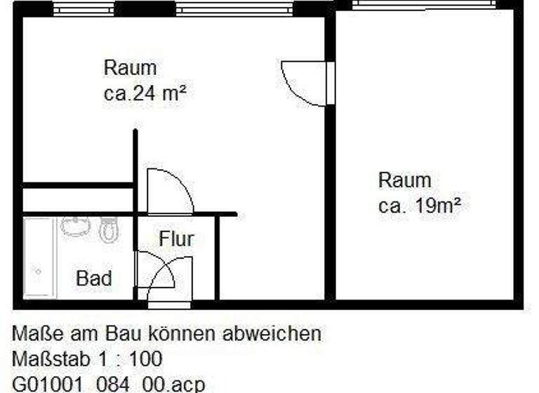 Wohnung zur Miete 427 € 2 Zimmer 46,6 m² 6. Geschoss Waldmeisterstr. 19 Heide Nord Halle (Saale) 06120