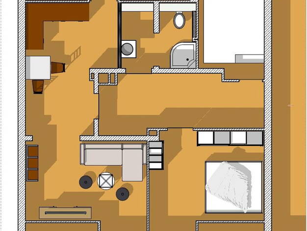 Wohnung zur Miete 500 € 2 Zimmer 55 m² Dachgeschoss, 3. Geschoss frei ab 01.11.2025 Knochstraße 11 Saalfeld Saalfeld 07318