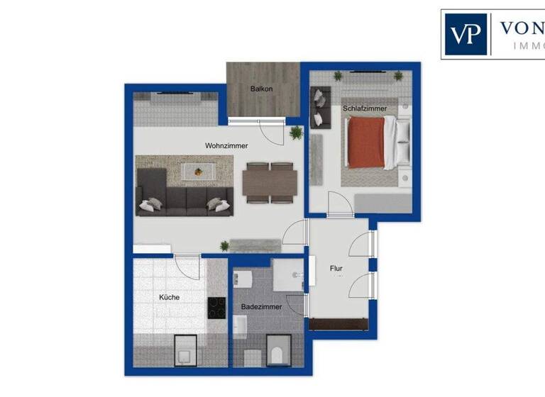Wohnung zum Kauf 159.000 € 2 Zimmer 54 m² 2. Geschoss Bocholt 46399