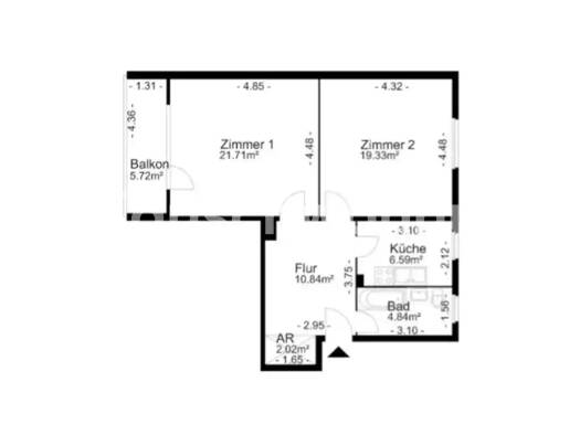 Wohnung zur Miete Tauschwohnung 373 € 2 Zimmer 69 m² 5. Geschoss Lichtenrade Berlin 12309