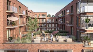 Wohnung zum Kauf - Neubau provisionsfrei 492.300 € 3 Zimmer 98,5 m² Dachgeschoss, 6. Geschoss Gaarden - Ost Bezirk 1 Kiel 24143