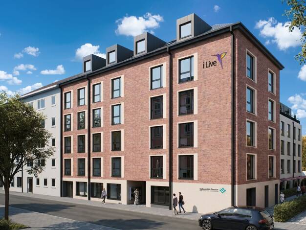 Wohnung zum Kauf - Neubau provisionsfrei als Kapitalanlage geeignet 231.825 € 1 Zimmer 23,4 m² Martin-Richter-Straße 17 Rennweg Altstadt und engere Innenstadt 90489