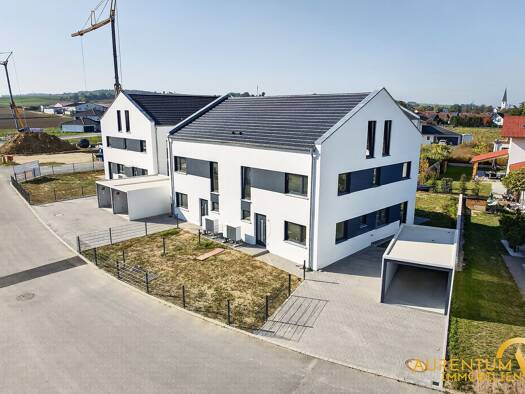 Doppelhaushälfte zum Kauf - Erstbezug 550.000 € 6,5 Zimmer 173 m² 371 m² Grundstück Mamming Mamming 94437