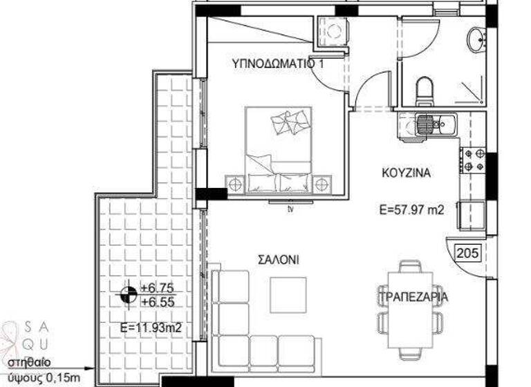 Wohnung zum Kauf provisionsfrei 173.000 € 2 Zimmer 58 m² 2. Geschoss Paralimni 5310