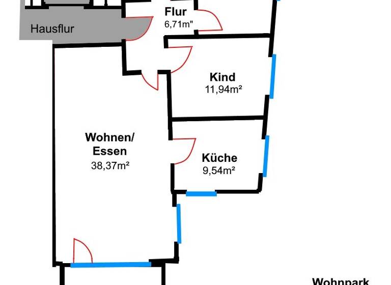 Wohnung zum Kauf 519.400 € 3 Zimmer 98 m²<br/>Wohnfläche 1.<br/>Geschoss Kochstraße 1 Jena - Süd Jena 07745