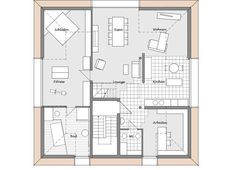 Penthouse zum Kauf 469.900 € 3 Zimmer 125 m² 3. Geschoss Unterweissach Weissach im Tal 71554