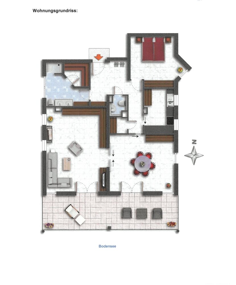 Wohnung zum Kauf 890.000 € 3 Zimmer 120 m²<br/>Wohnfläche 2.<br/>Geschoss Überlingen Überlingen 88662