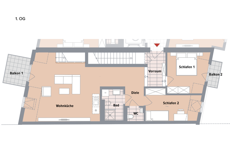 Wohnung zum Kauf - Erstbezug 642.000 € 4 Zimmer 110,5 m² 1. Geschoss Wien, Liesing 1230