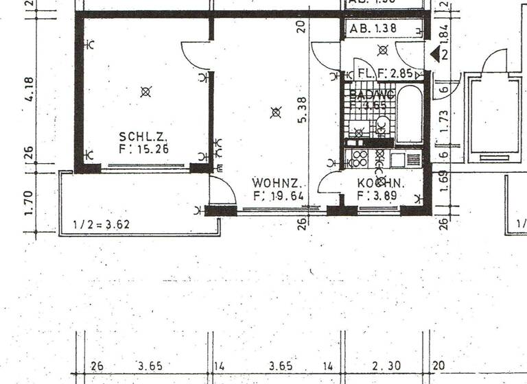 Wohnung zur Miete 990 € 2 Zimmer 50 m² 6. Geschoss frei ab 01.05.2026 Reichenaustraße Aubing-Lochhausen-Langwied München 81243
