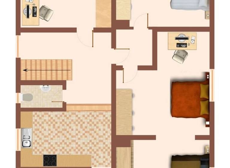 Wohnung zur Miete 360 € 1 Zimmer 17,5 m²<br/>Wohnfläche EG<br/>Geschoss Eyb Ansbach 91522