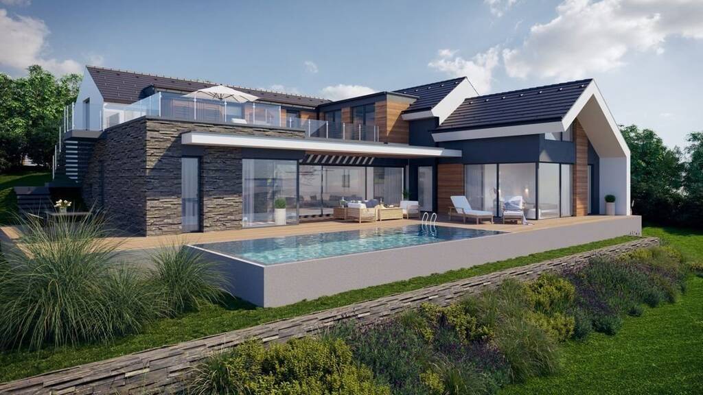 Haus zum Kauf - Erstbezug als Kapitalanlage geeignet 1.168.000 € 5 Zimmer 300 m² 1.346 m² Grundstück Vonyarcvashegy 8314