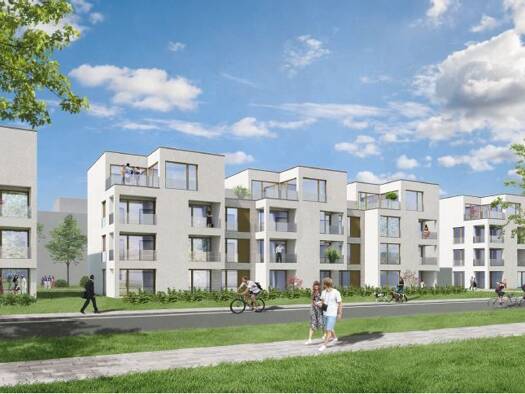 Terrassenwohnung zur Miete - Erstbezug nur mit Wohnberechtigungsschein 537 € 1 Zimmer 38,4 m² EG frei ab 01.01.2026 Christian-Dierig-Straße 9 Augsburg 86157